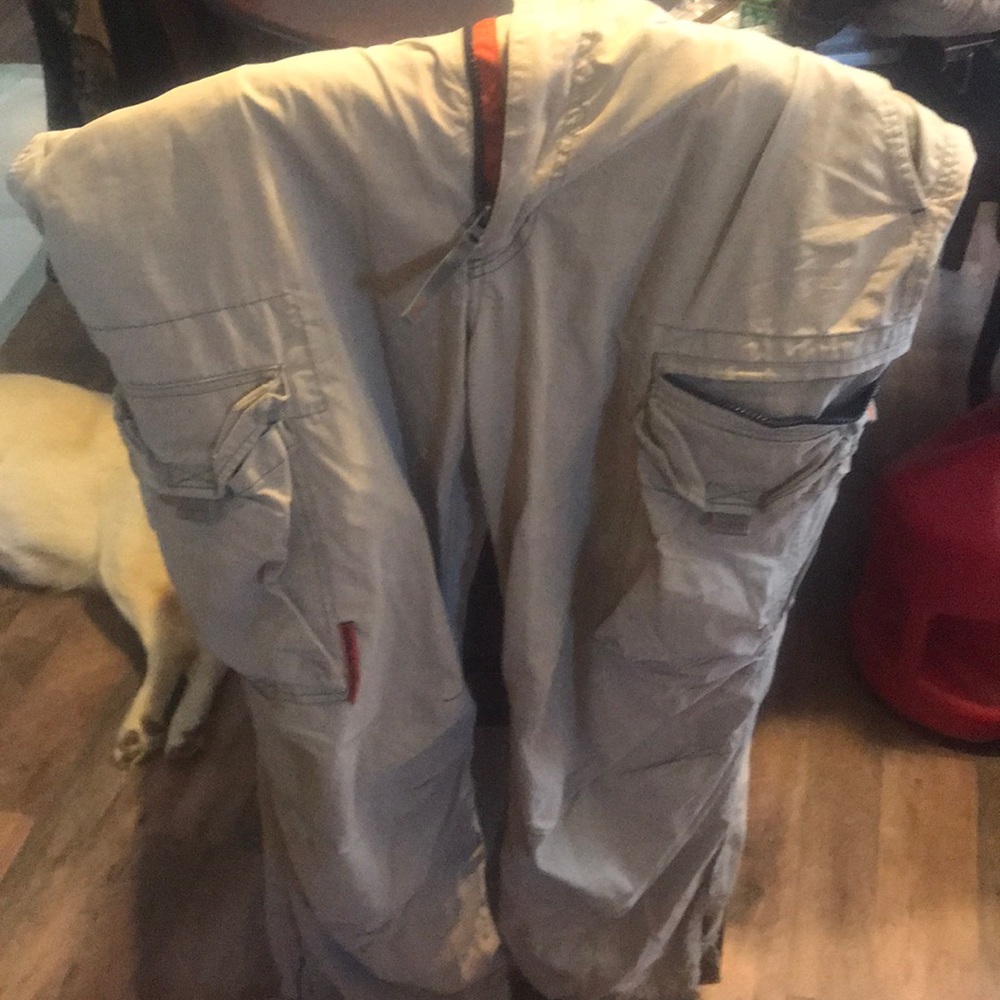 Khaki cargo pants
